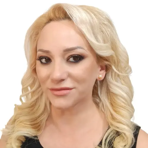 Cercei Kaskadda din Aur de 14k, Tip Surub cu Perle Naturale Crem, Calitatea AAA, de 9-10 mm si Fluturasi de Aur in Silicon