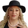 Colier perle naturale Edison albe 11,5–14,5 mm, aur 14K | KASKADDA®