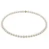 Colier Perle Akoya Japoneze, 7,5–8 mm, Aur Galben 14K,| KASKADDA®