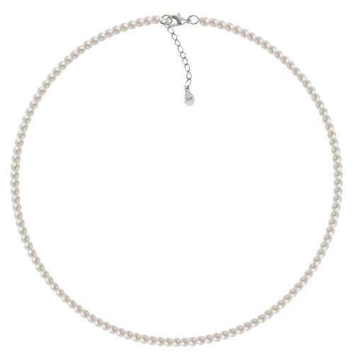 Colier Perle Naturale Rare, Mici, de 4-5 mm cu inchizatoare de Argint