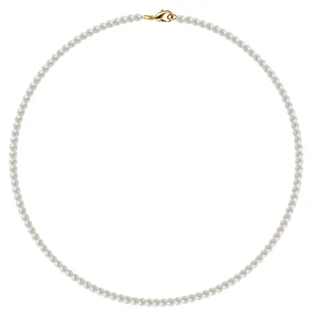 Colier Kaskadda la Baza Gâtului cu Perle Naturale Rare, Mici, de 3-4 mm, Calitatea AAA cu inchizatoare de Aur de 14k
