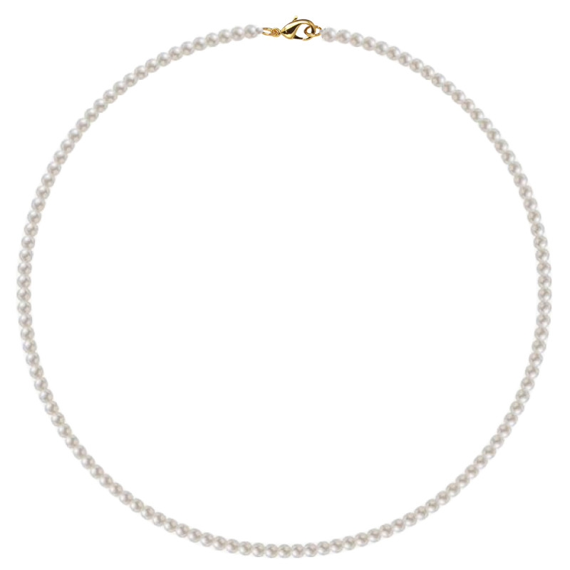 Colier Perle la Baza Gatului 3–4 mm, Aur 14K, Calitate AAA | KASKADDA® Colier Perle la Baza Gatului 3–4 mm, Aur 14K, Calitate AAA | KASKADDA®