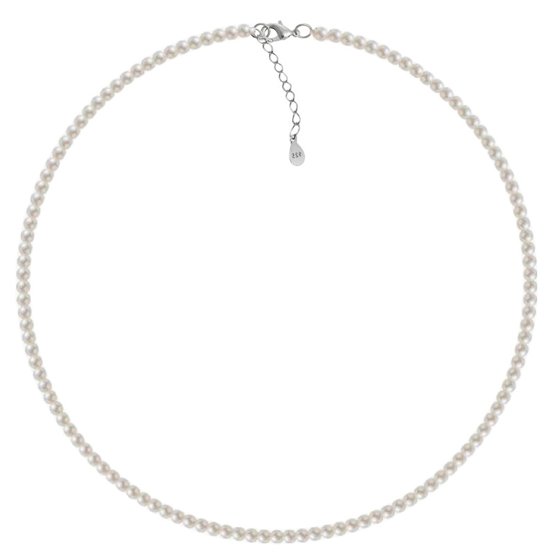 Colier Perle la Baza Gatului 4–5 mm, Argint 925 | KASKADDA®