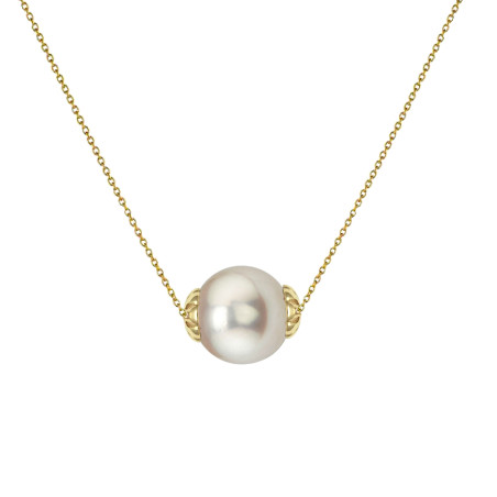 Colier Perla Naturală Akoya, Rară, 7,5–8 mm, Aur 14K | KASKADDA®