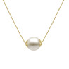 Colier Perla Naturala Alba 7–8 mm, Aur 14K | KASKADDA®