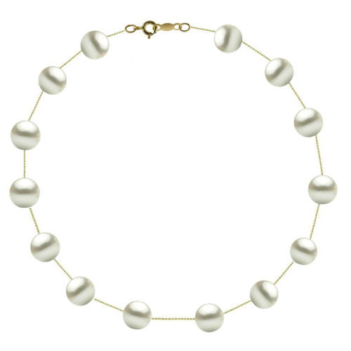 Colier Perle Naturale 9 mm, Aur 14K, Office | KASKADDA®