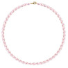 Colier Perle Naturale Lavandă Ovale, Aur 14K (aur 585) | KASKADDA®