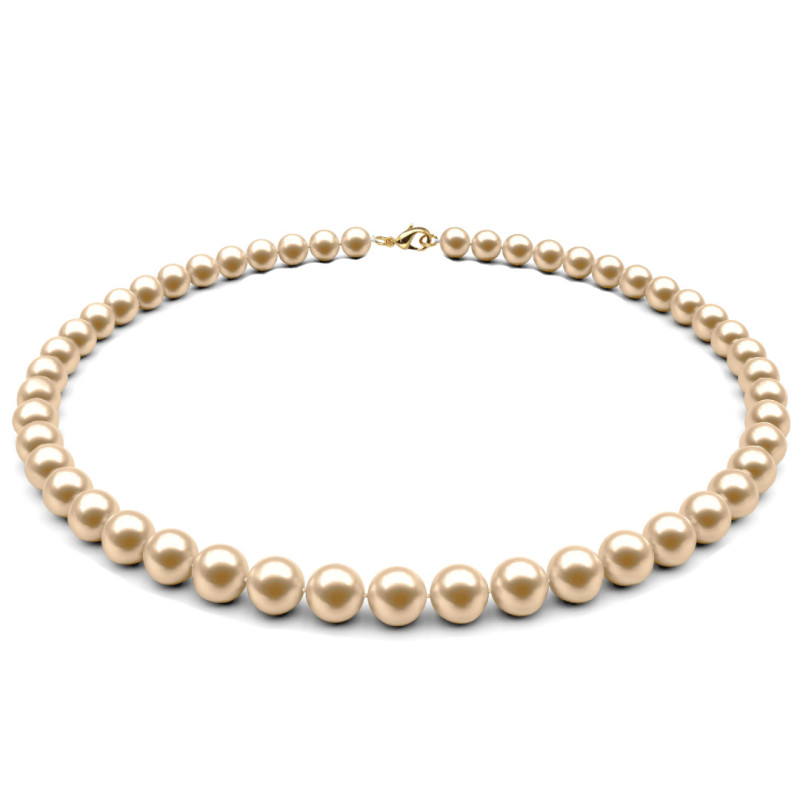 Colier Perle Naturale Crem, 7–8 mm, Aur 14K | KASKADDA® Colier Perle Naturale Crem, 7–8 mm, Aur 14K | KASKADDA®