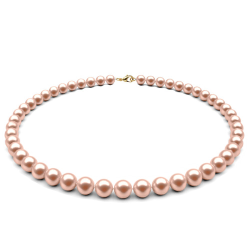 Colier Perle Naturale Lavandă, 7–8 mm, Aur 14K | KASKADDA®
