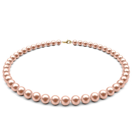 Colier Perle Naturale Lavandă, 7–8 mm, Aur 14K | KASKADDA®