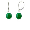 Set Argint cu Jad Natural Malaesian de 8 mm
