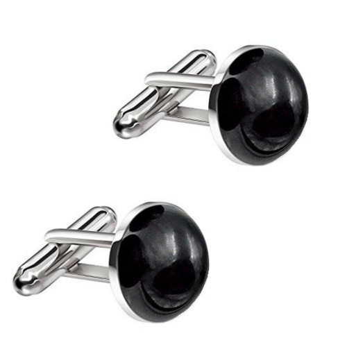 Butoni Unisex din Argint si...
