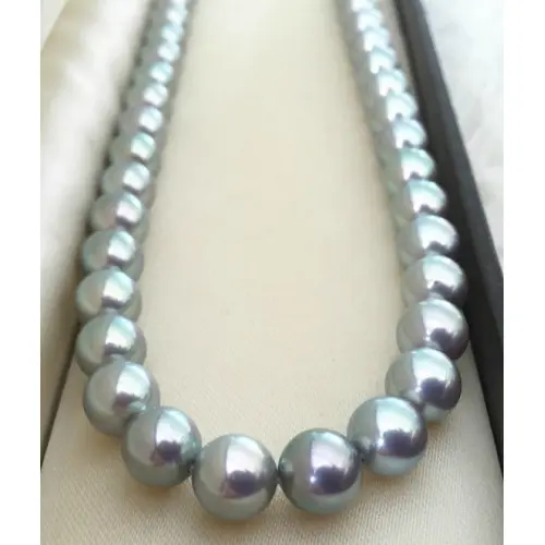 Colier Mysterious Grey Perle Naturale Akoya si Aur Alb