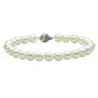 Set cu Perle Akoya 5,5–6 mm și Aur Alb 14K – Colier și Brățară | KASKADDA®