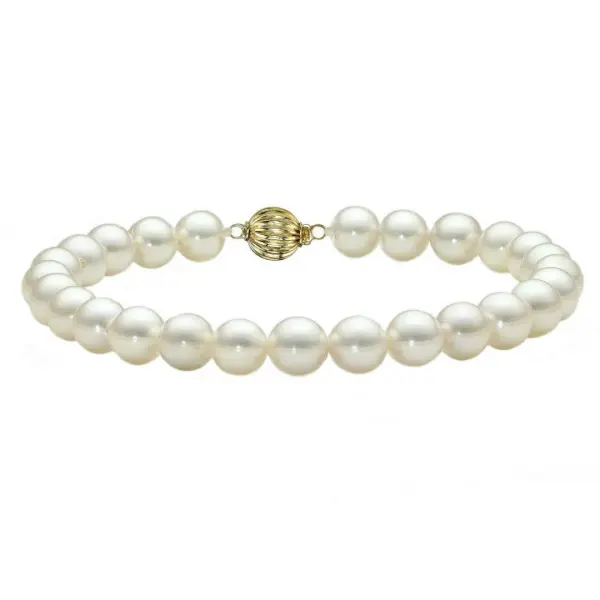 Set Perle Akoya Japoneze 5,5–6 mm, Aur 14K – Colier, Brățară, Cercei cu Închizători Sferice | KASKADDA®