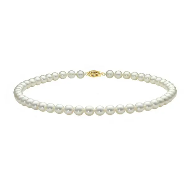 Set Perle Akoya Japoneze 5,5–6 mm, Aur 14K – Colier, Brățară, Cercei cu Închizători Filigranate | KASKADDA®