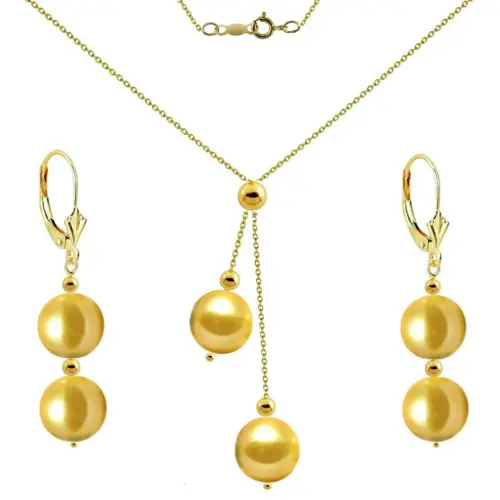 Set Fantasy Akoya Gold din...