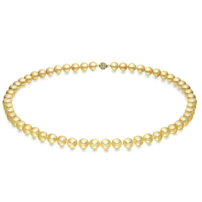 Colier perle Akoya aurii, 6,5–7 mm, aur 14K | KASKADDA® Colier perle Akoya aurii, 6,5–7 mm, aur 14K | KASKADDA®