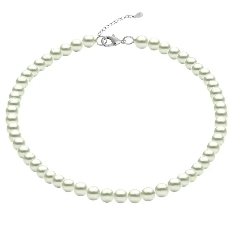 Colier Perle Naturale Albe 6–7 mm, Argint 925 | KASKADDA® Colier Perle Naturale Albe 6–7 mm, Argint 925 | KASKADDA®