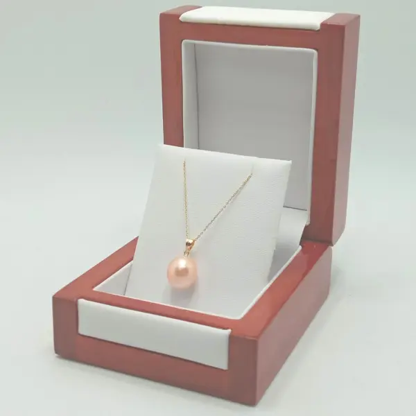 Colier Perla Naturală Crem, 11/9 mm, Aur 14K | KASKADDA®