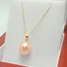 Colier Perla Naturală Crem, 11/9 mm, Aur 14K | KASKADDA®