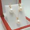 Set Perle Mari 11/9 mm, Aur Galben 14K – Colier și Cercei Lacrimă | KASKADDA®
