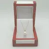 Colier Perla Naturală Albă, 12/9 mm, Aur 14K | KASKADDA®