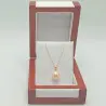 Colier Perla Naturală Crem, 12/9 mm, Aur 14K | KASKADDA®