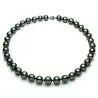 Colier perle Tahitiene 9–11 mm, aur alb 14K | KASKADDA®