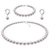 Set Perle Albe 6–7 mm, Argint 925 – Colier, Brățară, Creole | KASKADDA®