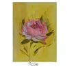 Felicitare Pictata Manual Rose