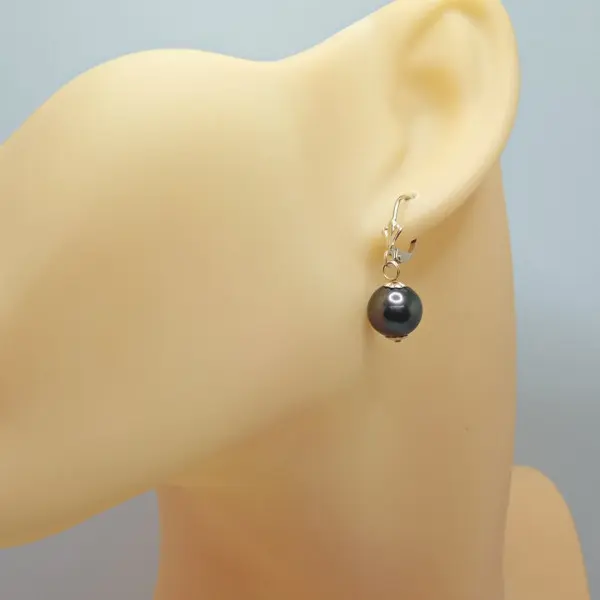 Set Perle Tahitiene 10 mm, Aur 14K – Colier și Cercei | KASKADDA®