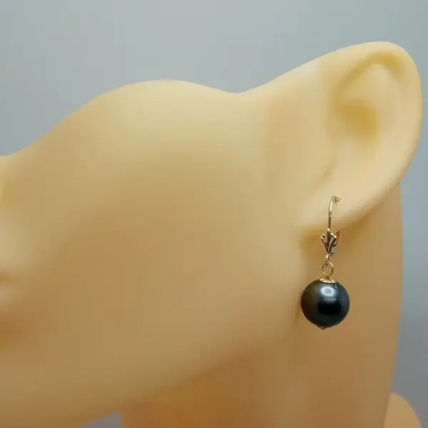 Set Perle Tahitiene 11 mm, Aur 14K – Colier și Cercei | KASKADDA®