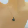 Set Perle Tahitiene 9 mm, Aur Alb 14K – Colier și Cercei | KASKADDA®