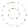 Set Perle Naturale Office și Aur 14K – Colier și Brățară | KASKADDA®