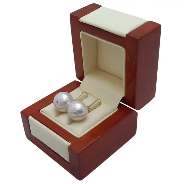 Cercei Kaskadda cu Perle Naturale Edison, Calitate Premium AAA, Perle Rare Gigant de 12,5 - 13 mm si Aur Galben de 14k