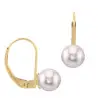 Cercei Perle Akoya Japoneze 5–6 mm, Aur Galben 14K – KASKADDA