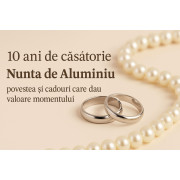 Nunta de Aluminiu – 10 ani de căsătorie