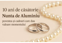10 ani de căsătorie – povestea Nunții de Aluminiu și cadouri care dau valoare momentului