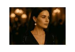 Cerceii cu Perle Mari – Eleganță Naturală pentru Femei Rafinate