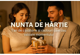 Nunta de Hârtie – 1 an de căsătorie și cadouri care dau valoare momentului