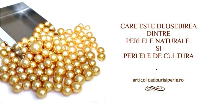 Care este deosebirea dintre perlele naturale si perlele de cultura?